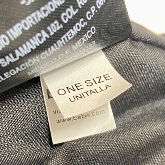 Bebe Gia Crossbody Shoulder Bag Quilted Faux Leather Gold Chain Strap Logo GUC - Picture 12 of 15